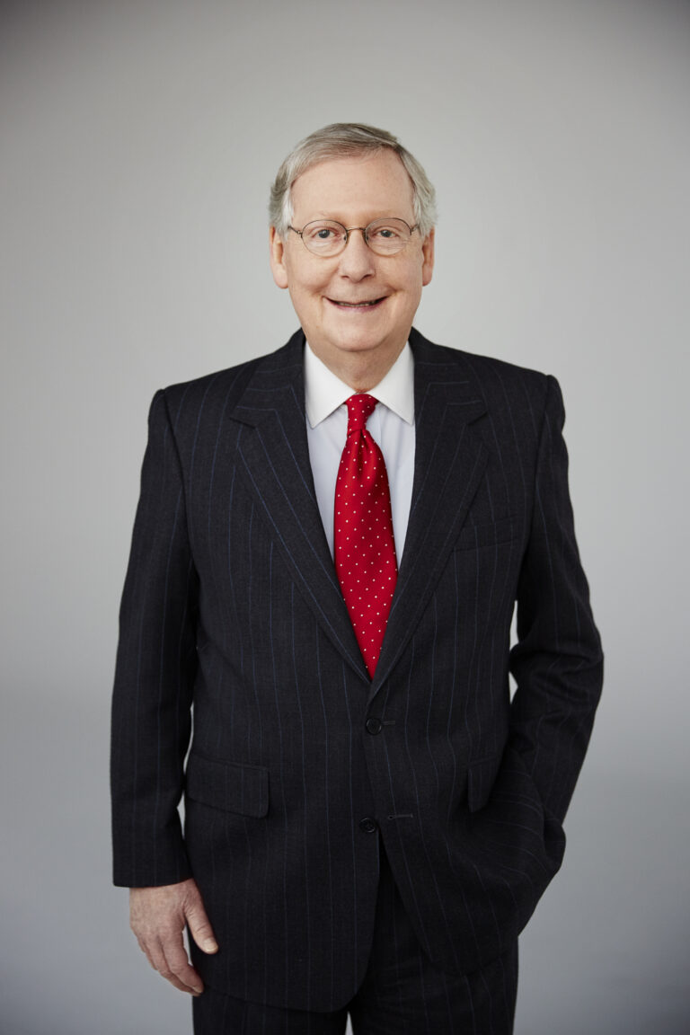 Mitch McConnell, official U.S. Senate portrait, 2016 (Public Domain, PD USGov Congress)