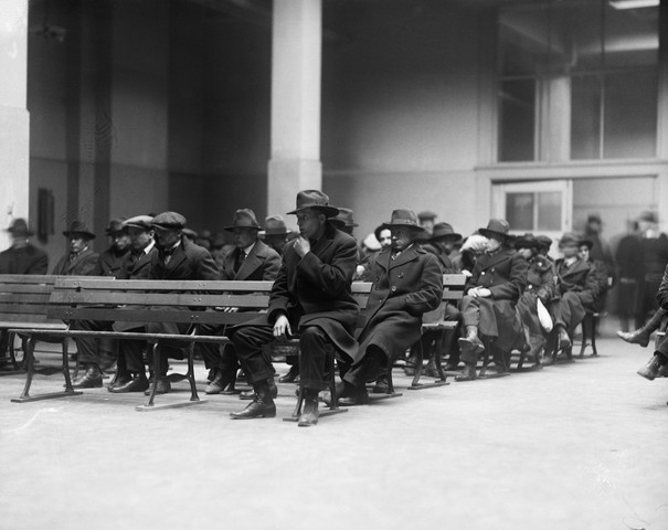 Radicals awaiting deportation, Ellis Island, January